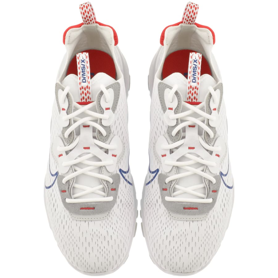 Nike react white and red clearance